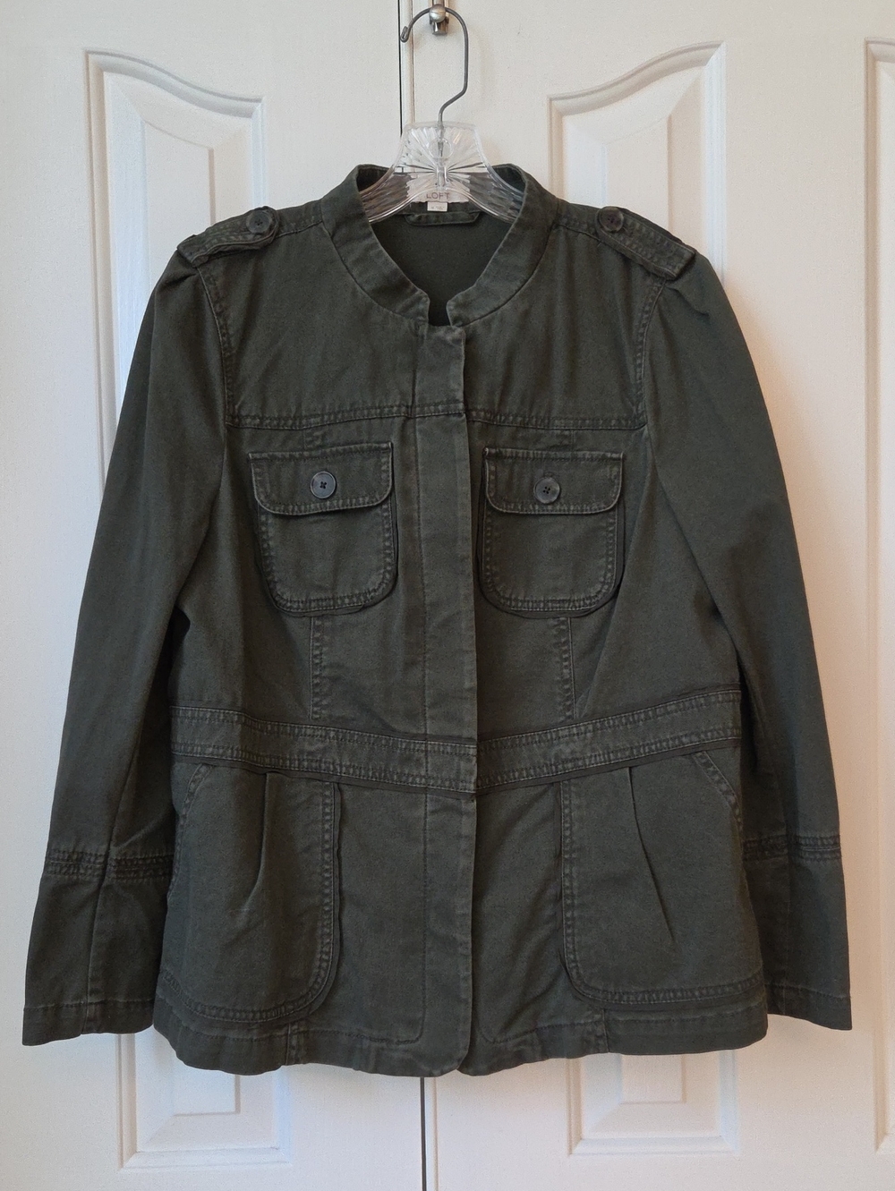 LOFT Olive Green Utility Jacket